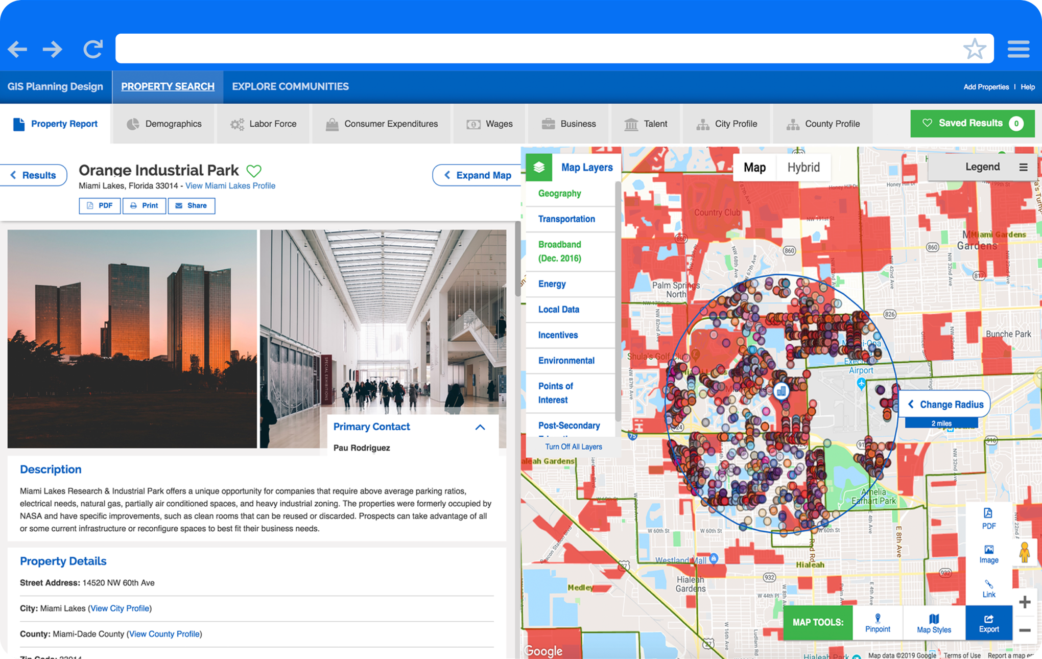 Drive investment to your location with mobile-friendly, interactive GIS data tools