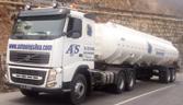 An AJS truck at work