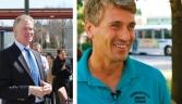 St Paul mayor Christopher Coleman (left) and Minneapolis mayor RT Rybak (right) say that they can promote the area more effectively by working together